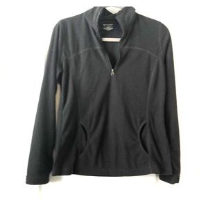 Gray Athletic 1/4 Zip-Up